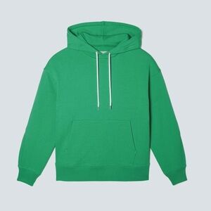 EVERLANE The Track Organic Cotton Hoodie Drop shoulders Oversized NWT  Small